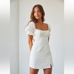 Brand new with tags** American Threads Drew Corset Linen Mini Dress